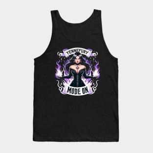 Yennefury Mode On - Sorceress - Dark Fantasy Tank Top